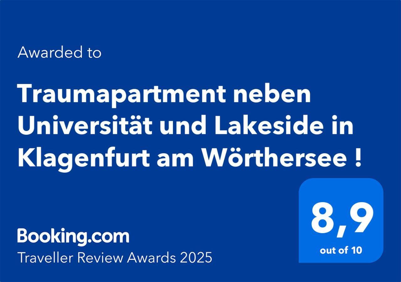 Traumapartment Neben Universitaet Und Lakeside In Klagenfurt Am Woerthersee ! Zewnętrze zdjęcie